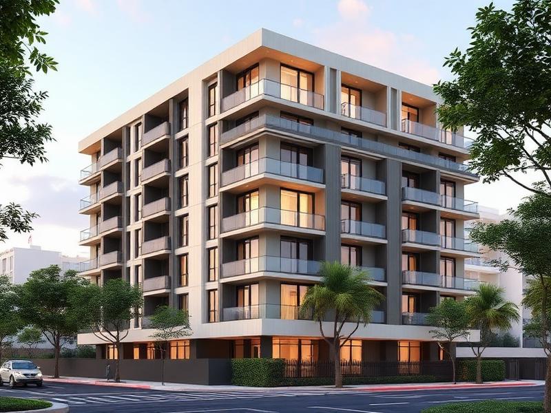 Render del edificio Nazca 1958 en Villa Santa Rita